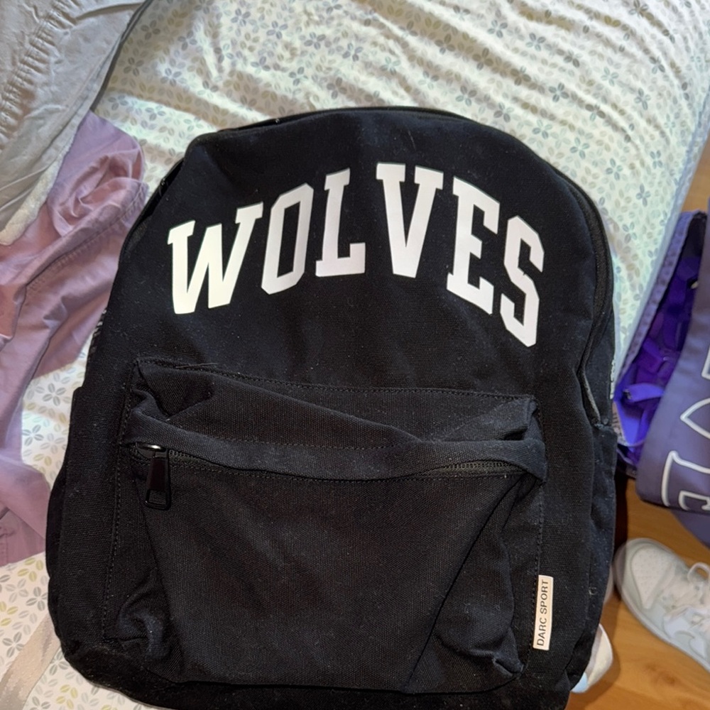 Darc Sport Black and White Wolves Backpack